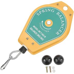 Retractable Spring Balancer, Multifunctional 3 to 5Kg Load Bearing Spring Balancer Retractable Tool Fixture Holder Hanging Equipment with Fittings for Automobile Parts Welding Assembly Lines