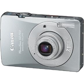 Canon PowerShot SD750 7.1MP Digital Elph Camera with 3x Optical Zoom (Silver) (OLD MODEL) (Renewed)