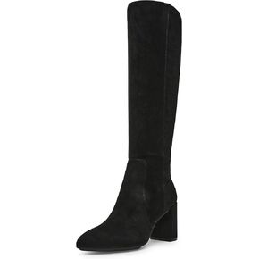 Anne Klein Womens Barnard Zip Up Slip On Knee-High Boots