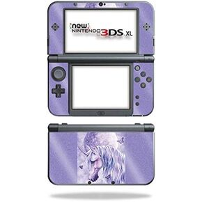 MightySkins Glossy Glitter Skin for Nintendo New 3DS XL (2015) - Moonlit Magic | Protective, Durable High-Gloss Glitter Finish | Easy to Apply, Remove, and Change Styles | Made in The USA