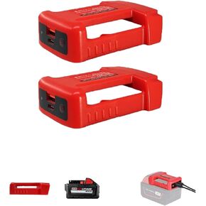 محول شاحن USB لبطارية أداة الطاقة (2 حزمة لمحول شاحن USB DeWalt 20 فولت)