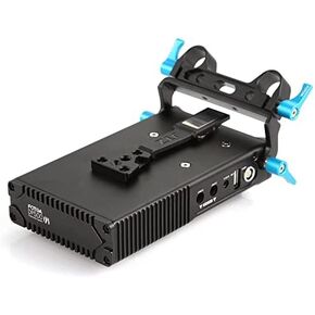 Fotga DP500 Mark III Universal V-Mount V-Lock BP Battery Power Supply Plate with DR-E6 Dummy Battery Pack Adapter for Canon 5D 6D 7D Mark II III 70D 60D DSLR Camera 15mm Rod Rig