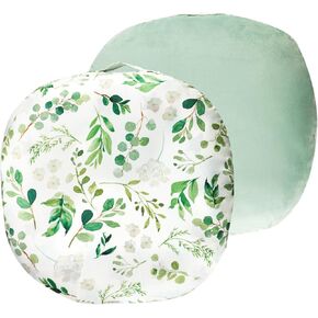 Newborn Lounger Cover, Baby Lounger Pillow Covers for Girls Boys, Removable Cover for Infant Lounger Pillow Cover, Breathable & Comfortable, Green Leef
