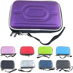 Protective Travel Carrying Hard Pouch Case Bag Cover for Game Boy Advance Color Pocket GBA GBC GBP Console,Carry Bag for Nintendo DS Lite NDSL NDSi EVA Storage Replacement (Purple)