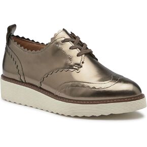 Johnston & Murphy Mitzi Scalloped Oxford Shoes for Women – 1.25" Platform Shoes, Women’s Slip On Oxfords