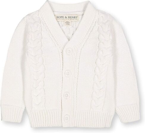 Hope & Henry Layette Cable Cardigan in Saudi Arabia