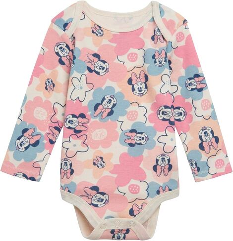 Disney Classics Mickey Mouse Winnie the Pooh Minnie Baby 3 Pack Bodysuits Newborn to Infant Sizes (Newborn - 24 Months) in Saudi Arabia