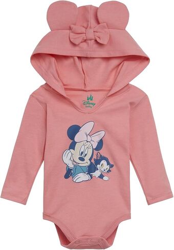 Disney Classics Mickey Mouse Winnie the Pooh Minnie Baby 3 Pack Bodysuits Newborn to Infant Sizes (Newborn - 24 Months) in Saudi Arabia