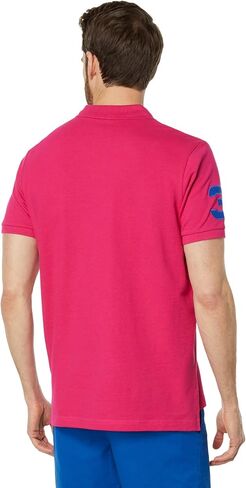 U.S. Polo Assn. Diagonal Sash Pique Polo Black LG in Saudi Arabia