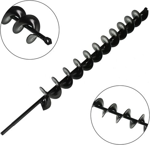 مثقاب مثقاب سطحي مقاس 2 × 24 بوصة لسلسلة مثقاب مثقاب الحديقة أو حفار ثقب المظلة مناسب لقمة مثقاب محرك سداسي مقاس 3/8 بوصة in Kuwait