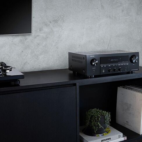 Denon DRA-800H 2-Channel Stereo Network Receiver for Home Theater | Hi-Fi Amplification | Connects to All Audio Sources | Latest HDCP 2.3 Processing with ARC Support | Compatible with Amazon Alexa in Saudi Arabia
