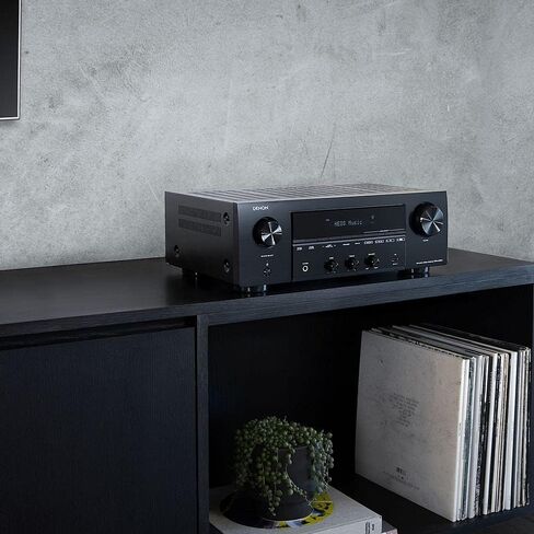 Denon DRA-800H 2-Channel Stereo Network Receiver for Home Theater | Hi-Fi Amplification | Connects to All Audio Sources | Latest HDCP 2.3 Processing with ARC Support | Compatible with Amazon Alexa in Saudi Arabia