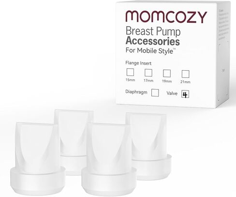 Momcozy Mobile Style | M6 Valves, Original Mobile Style| M6 Breast Pump Replacement Accessories, 4PCS in Saudi Arabia