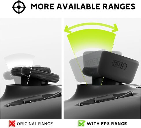 مجموعة مقابض الإبهام الواقية من ELETIUO مكونة من 8 قطع متوافقة مع Xbox Series X/S وXbox One وXbox One X/S، أغطية عصا إبهام سيليكون مضادة للانزلاق مع 4 تصميمات، أغطية عصا تناظرية مخصصة، أسود in Kuwait