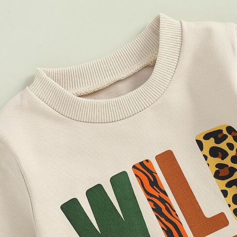 طقم ملابس عيد الميلاد الأول للأولاد الصغار لعيد الميلاد الأول وسويت شيرت مطبوع وسروال رياضي in Kuwait