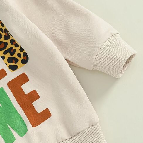 طقم ملابس عيد الميلاد الأول للأولاد الصغار لعيد الميلاد الأول وسويت شيرت مطبوع وسروال رياضي in Kuwait