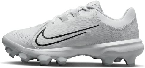 حذاء Nike للسيدات Hyperdiamond 4 Pro Moulded Softball (رمادي | أبيض us_Footwear_Size_System، للكبار، نسائي، رقمي، متوسط، رقمي_9) in Saudi Arabia
