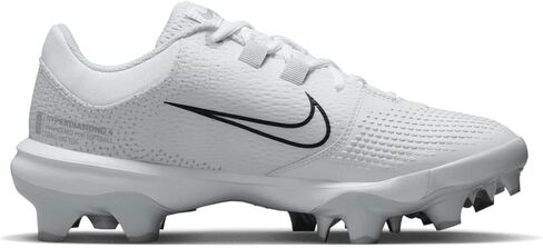 حذاء Nike للسيدات Hyperdiamond 4 Pro Moulded Softball (رمادي | أبيض us_Footwear_Size_System، للكبار، نسائي، رقمي، متوسط، رقمي_9) in Saudi Arabia