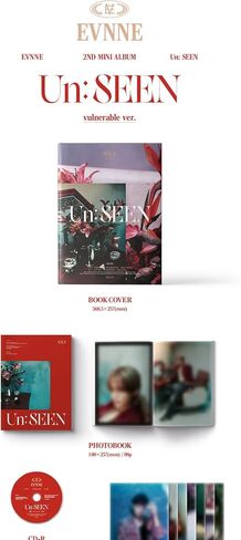 EVNNE Un : SEEN 2nd Mini Album CD+Photobook+Folding Poster on Pack+Photocard+Tracking Sealed (Standard Rascal Version) in Saudi Arabia