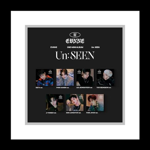 EVNNE Un : SEEN 2nd Mini Album CD+Photobook+Folding Poster on Pack+Photocard+Tracking Sealed (Standard Rascal Version) in Saudi Arabia