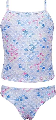 SHEKINI طقم ملابس سباحة تانكيني للأطفال الصغار بطبعة زهور مكون من قطعتين للأطفال الصغار in Kuwait