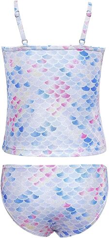 SHEKINI طقم ملابس سباحة تانكيني للأطفال الصغار بطبعة زهور مكون من قطعتين للأطفال الصغار in Kuwait