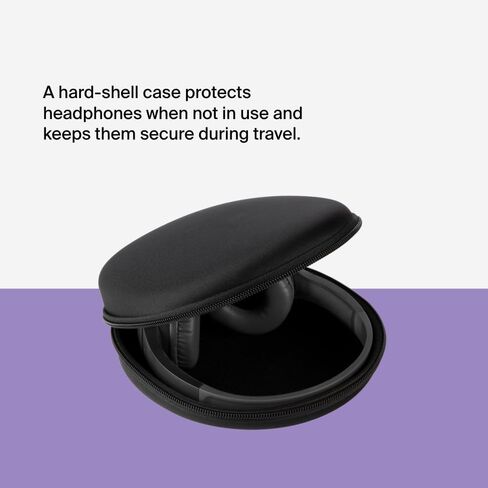 Belkin SoundForm Mini Kids Wireless Headphones w/Built-in Microphone, 30H of Playback Time, & Fun Stickers - Over-Ear Headsets for Online Learning, School, Travel, iPhone, iPad, Galaxy & More - Black in Kuwait