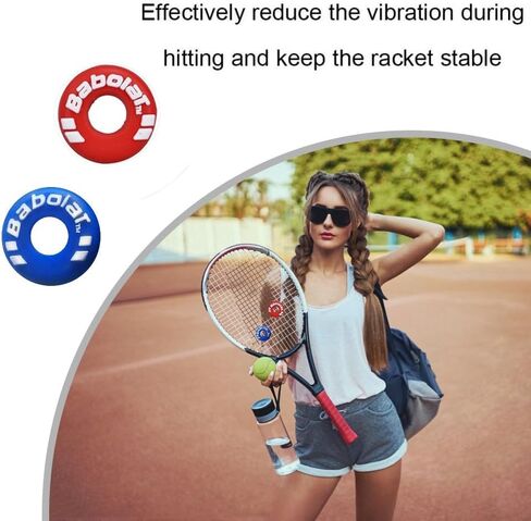 4 pcs Tennis Racket Dampener,Vibration Dampener Perdurable Tennis Racket Shock Absorber Soft Tennis Accessory Great for Tennis Players(4 Colors) in Saudi Arabia