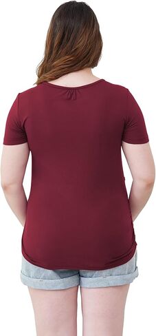 قمصان الحمل من الخيزران الفسكوزي بأكمام قصيرة ورقبة دائرية للرضاعة in Kuwait