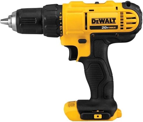 Dewalt DCD771B 20V MAX اللاسلكي ليثيوم أيون 1/2 بوصة مثقاب مدمج - أداة عارية (متجددة) in Saudi Arabia