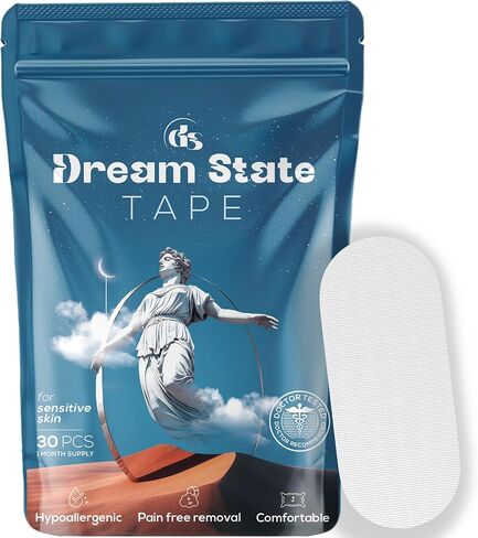 شريط حريري صغير الحجم من Dream State™ - شريط إزالة قوي بدون ألم، لاصق جل السيليكون، يرفع بعيدًا بشكل نظيف - بدون تهيج - 30 عبوة - حجم صغير (1 بوصة × 2 بوصة) in Saudi Arabia