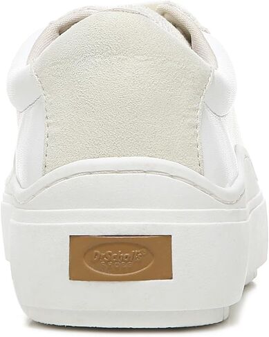 Dr. Scholl's Womens Time Off Sneaker White Smooth 6 W in Saudi Arabia