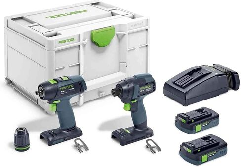 Festool 577615 Impact Driver and Drill set TID18 HPC 18V 4.0 Ah I-Set T18 in Saudi Arabia