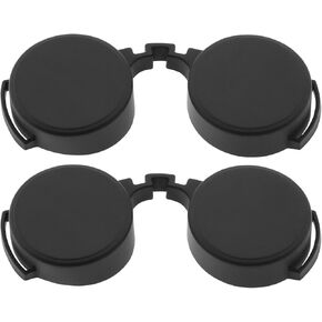 SING F LTD 2Pcs 41-42mm Rubber Eyepiece Cover Binocular Rain Guard Protection Cover Ocular Lens Cover Lens Accessories Compatible with 8x42 10x42 12x42 Binoculars Black