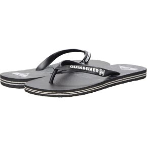 Quiksilver Men's MOLOKAI PRINT Sandal, Black/Grey/Black 2019
