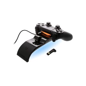 Nyko Charge Curve for PlayStation 4 - The Easiest Way to Charge your PS4 Controller - Drop and Charge Design - Low Profile - Blue Leds - Charges 2 Dualshock4 Controllers Simultaneously - PlayStation 4