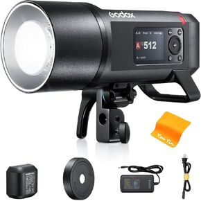 Godox AD600 Pro II Strobe Light Photography,AD600Pro 600Ws Outdoor Studio Flash Monolight,TTL 2.4G Wireless System,40W Bi-Color LED Modeling Light Compatible with Canon Nikon Sony Olympus FUJIFILM