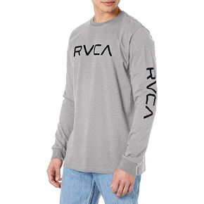 RVCA Men's Graphic Long Sleeve Crew Neck Tee Shirt