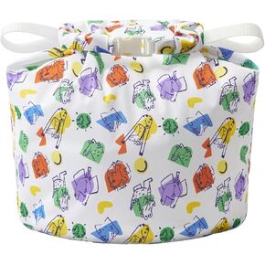 Bambino Mio, Stay at Home Wet Bag - Large, Waterproof, Nappy Laundry Storage Bag, Bold