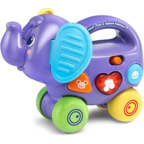 VTech Push & Explore Elephant, Purple