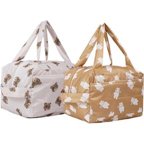 Lmbabter 2PCS Diaper Wet Bag Convertible Diaper Tote Bag Stroller Hanging Bag Nappy Organizer Pod for Swim,Baby,Gym Bag,Travel Bag (Sun)
