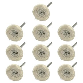 10Pack Cloth Polishing Buffing Wheel for Dremel Polishing Kit - Polishing Wheel or Silver Polish Wheel - Watch Polishing Kit - Jewelry Polishing Kit