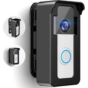 Ring Doorbell Mount, Anti-Theft Video Doorbell Angle Mount for Apartment with 45 to 135 Degree Adjustable, Ring/Blink/Eufy Wireless Camera Doorbell Bracket Holder