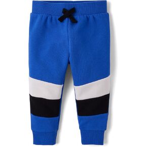 The Children's Place Baby Boys' and Toddler Fleece Jogger Pants, Cool Cobalt, 5 Years
