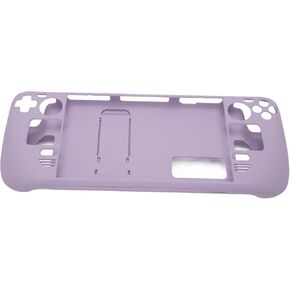 Kickstand Case for Steam Deck Hands Full , Fit, Comfortable Grip with Fingerprint Proof, Compatible with Game Handhelds (Lilac)