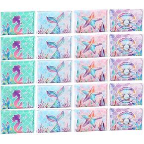 24 Packs Slim Pack Facial Tissues 3 Ply Pocket Tissues Travel Tissue Packs Bulk Individual Tissue Packs Wallet Size for Travel Wedding Party Favors, 10 Sheets Each Pack, 4 Designs (Rainbow)
