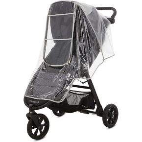 Stroller Rain Cover Universal, Baby Travel Weather Shield, Windproof Waterproof, Protect from Dust Snow (Clear)