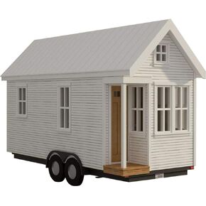 Tiny House Plans, 170 Sq Ft, DIY Plans for Wheeled Cozy Retreat, Build Your Own Tiny Home, 170thow1