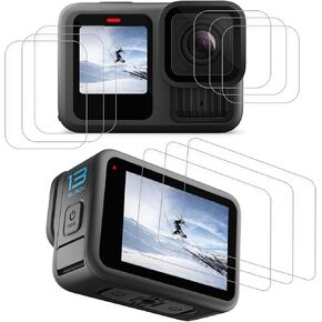 9Pcs Screen Protector for Go Pro HERO 13 Black, 0.3mm 9H Hardness Tempered Glass Protector designed for Go Pro HERO 13 Accessories