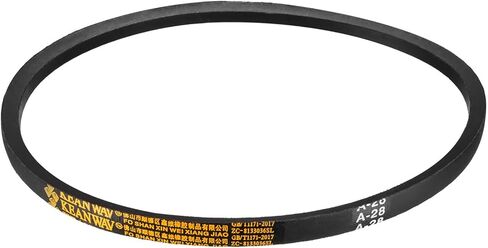 A-44 Drive V-Belt - [44-inch Inside Circumference] A-Section Rubber Drive Belt Wrapped for Transmission Use in Saudi Arabia